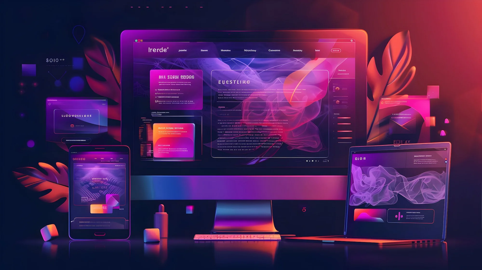 Colorful computer and other devices
